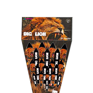 Pochette de 21 fusées "Big Lion" XXL