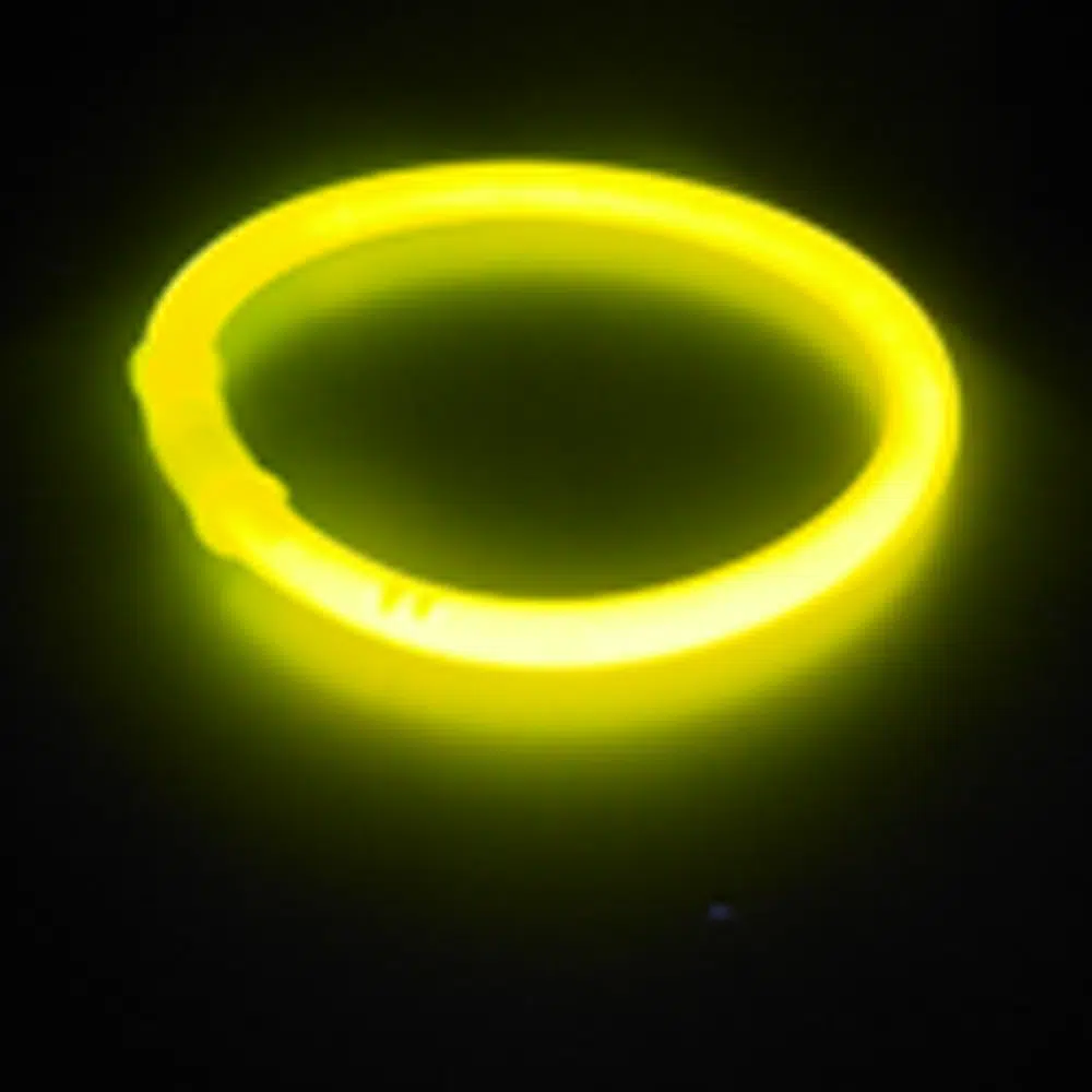 Bâtons / Bracelets lumineux M x 100 Jaune – Image 2