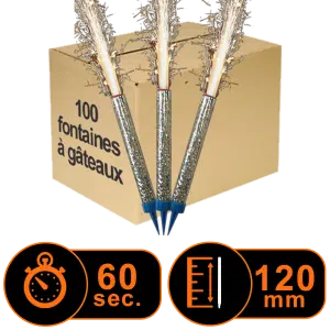 Fontaine à gâteau 60 sec au carton