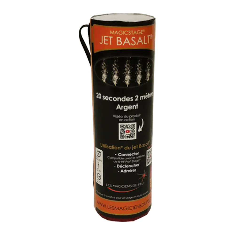 Jet de scène Basalt® 20 sec 2m Argent Intérieur
