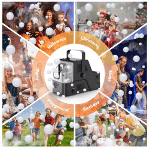 Machine à bulles et machine à fumée 2 en 1 pour tous vos événements