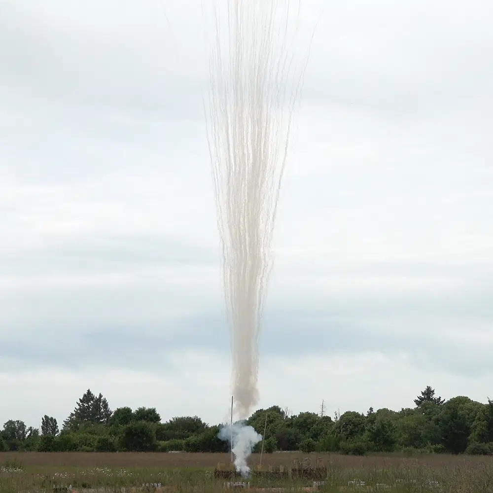 Feu de jour Smoke Puff® artifice de jour blanc