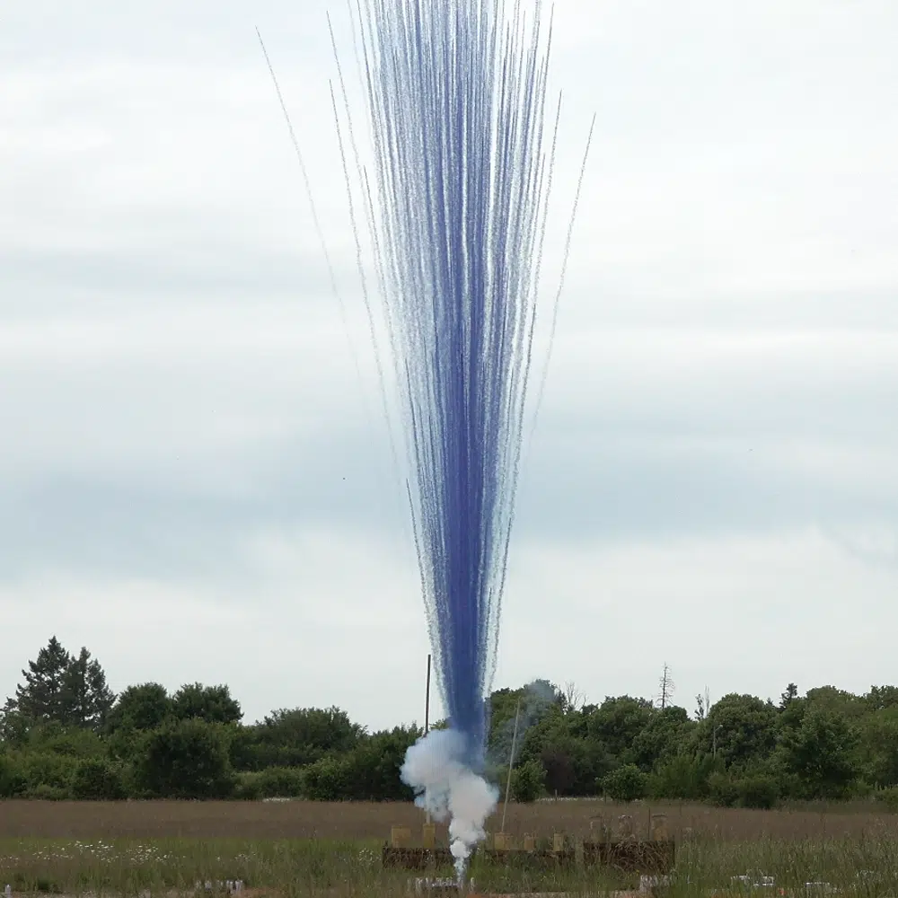Feu de jour Smoke Puff® artifice de jour bleu