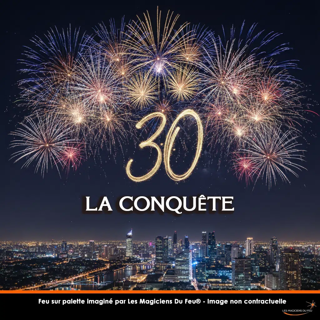 Pack feu d'artifice pour 30 ans