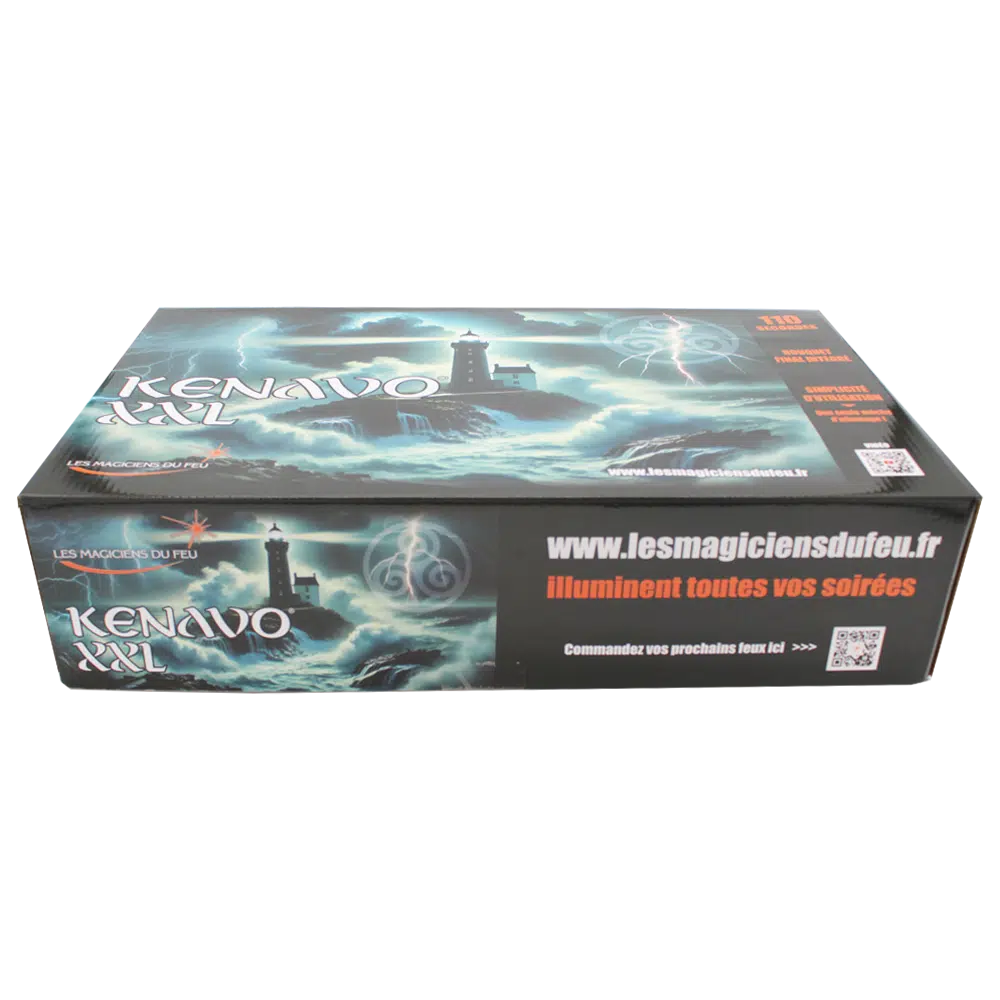 Kenavo® XXL feu automatique nouveauté par Les Magiciens Du Feu