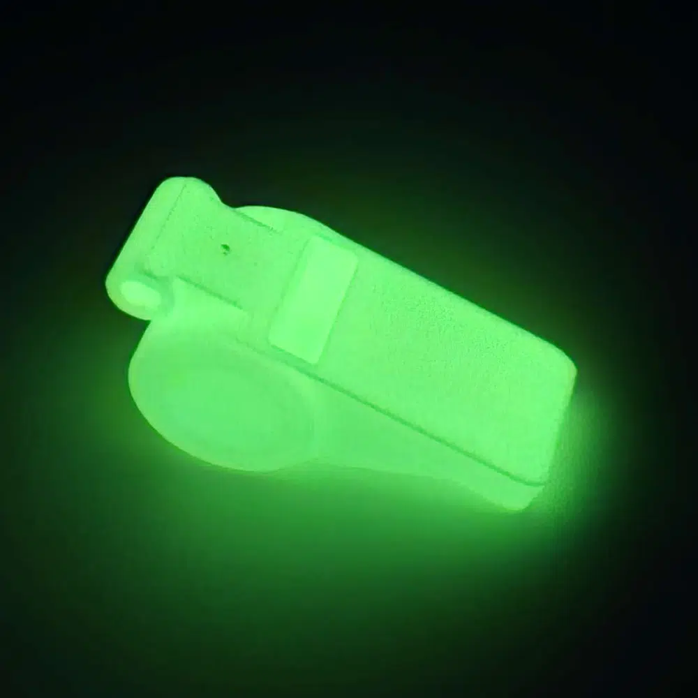 Effet phosphorescent de nuit du sifflet phospho