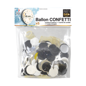 Ballons confettis