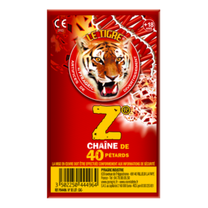 Paquet de chaîne de 40 pétards Z marque Le tigre