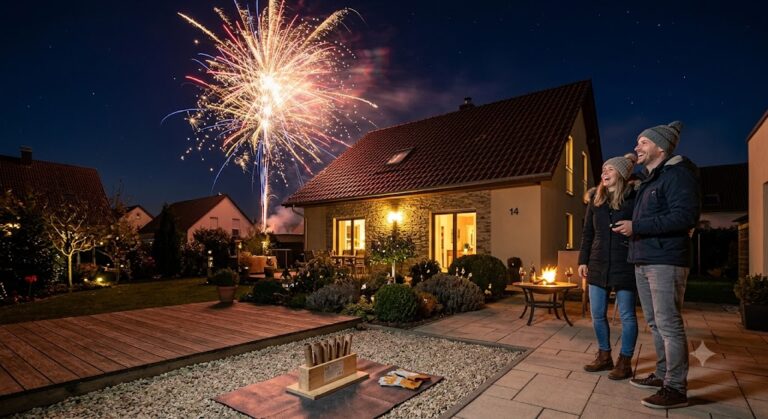Image pour illustrer l'article de blog feu d'artifice dans son jardin : peut-on en tirer un chez soi en toute sécurité ?